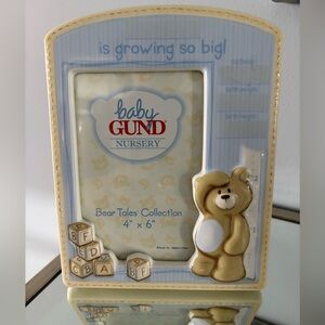 Baby Gund baby boy photo frame new in box